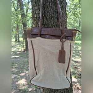Elegant Brown and Tan Tote Bag